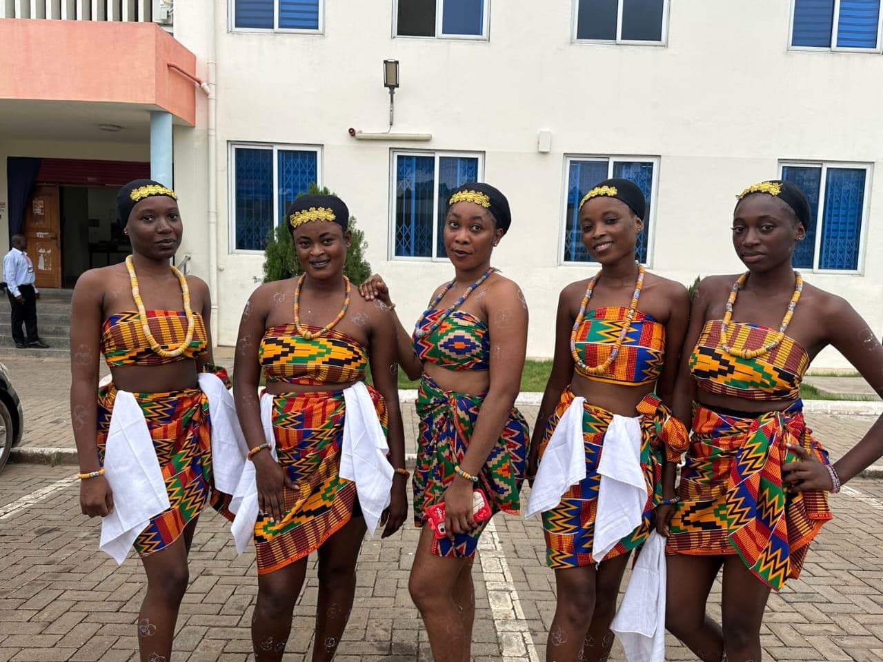Pearl's team at a cultural event